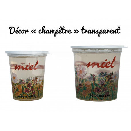 POTS EN PLASTIQUE "ORCAPLAST" - TRANSPARENTS