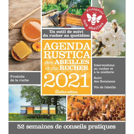 LIVRE - AGENDA RUSTICA DES ABEILLES ET DU RUCHER (P&G Fert)