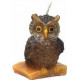 MOULE A BOUGIE : HIBOU SUR LIVRE