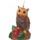 MOULE A BOUGIE : HIBOU ET FRUITS