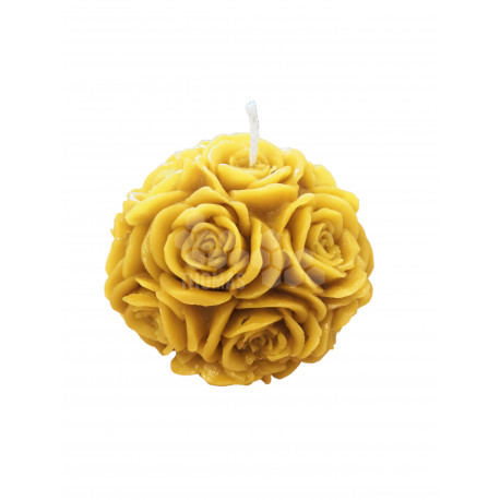 MOULE A BOUGIE BOUQUET ROSE