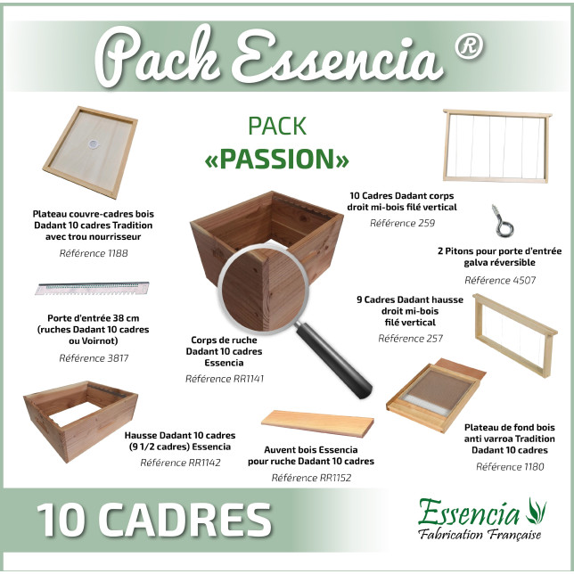 ESSENCIA : PACK PASSION  DDT 10 SANS TOIT