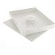 NOURRISSEUR PLASTIQUE RECTANGULAIRE 4 KG TROU 50 MM (320*380*50 mm)