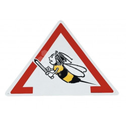 PANCARTE ATTENTION ABEILLES - TRIANGLE