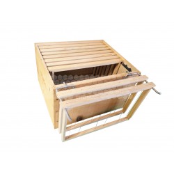 Support de cadre Dadant inox pour visite de ruche