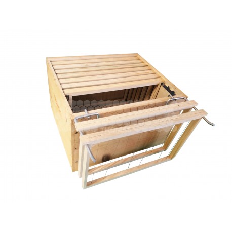 Support de cadre Dadant inox pour visite de ruche