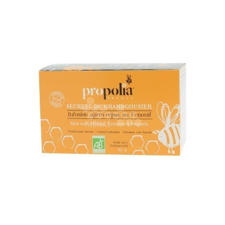 PROPOLIA - INFUSION BIO APRÈS-REPAS (20 SACHETS DE 1.5 G)