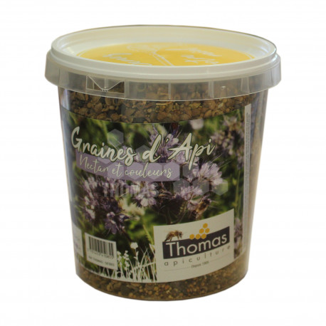 GRAINES D'API THOMAS : MELANGE NECTAR et COULEURS (LE POT DE 500 GR)