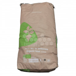 SUCRE BIO CRISTALLISE ORIGINE FRANCE (SAC 25Kg)