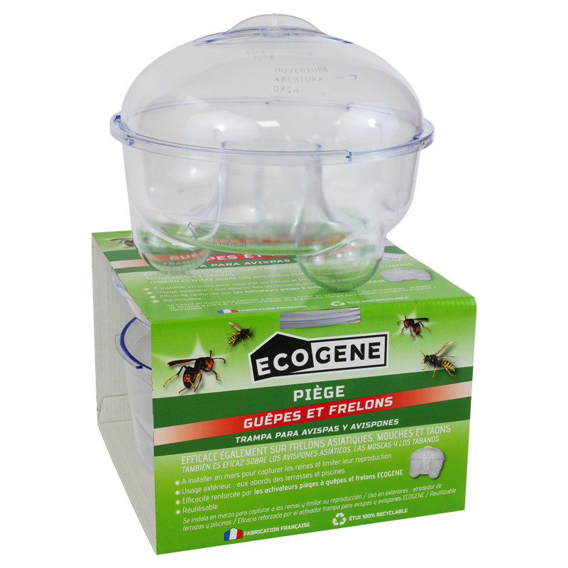 Piège à Frelons Et Guêpes Par Bouteille | Lot De 5, Jaune, Recyclable – Pour Jardin, Verger, étable - 9