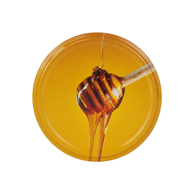 100 Capsules Twist-off 63 Mm Pour Pots De Miel 250g Et 400g - Fermeture Hermétique, Design Ruche Doré - Pour Apiculteurs