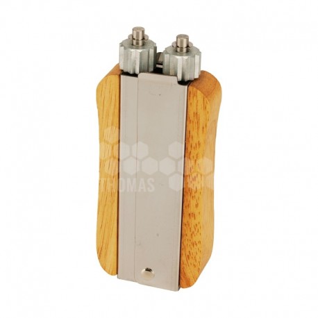 ROULETTE ZIG ZAG PREMIUM BOIS-INOX