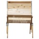 PRIBOIS® : RUCHE KENYANE COMPLETE VITREE TOIT GALVA SUR PIEDS