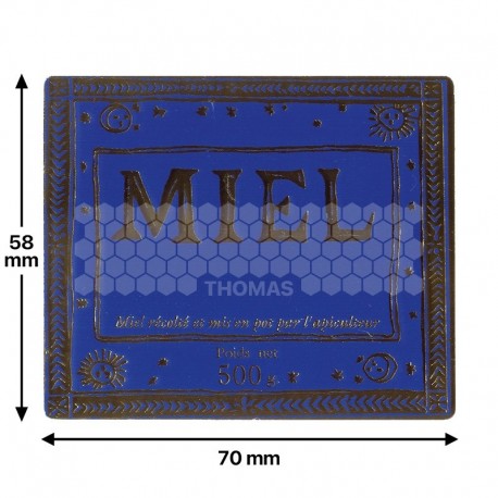 ÉTIQUETTES MIEL MODÈLE "ANTIQUE" - AUTOCOLLANTES AU ROULEAU