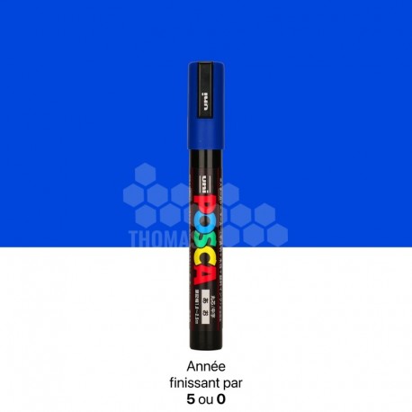 Stylo marqueur Posca de couleur bleue pour marquage de reine