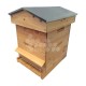 Ruche mi-bois Dadant 10 cadres Passion Essencia® toit chalet brut