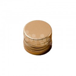 Capsules aluminium couleur Or