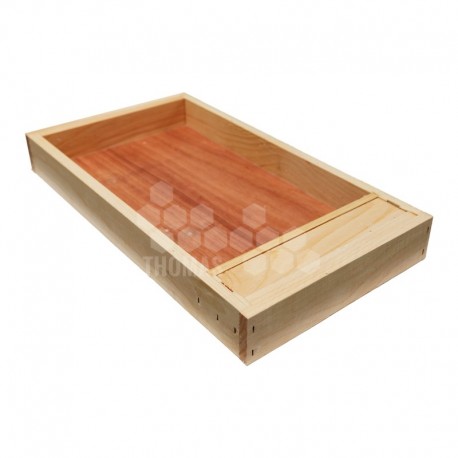 Nourrisseur couvre-cadres bois paraffiné 5 L Langstroth 6 cadres