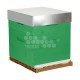 Ruche complète verte Dadant 10 cadres Pribois® (avec cadres)
