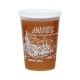 Pot plastique blanc transparent Tepp Village 500 g (avec capsule)