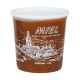 Pot plastique blanc transparent Tepp "Village" 1 kg (avec capsule)