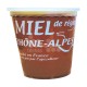 Pot plastique blanc transparent Tepp Rhônes-Alpes 1 kg (avec capsule)