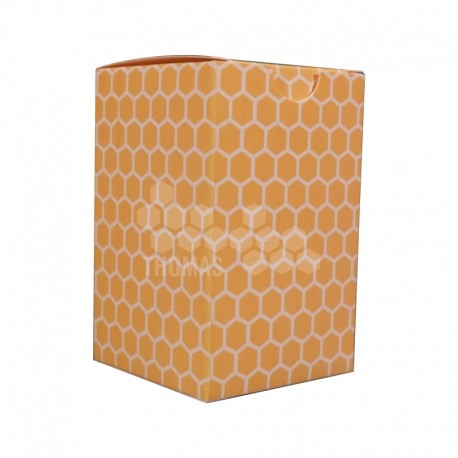 BOITE CARTON ALVEOLE POUR 1 POT VERRE 125 G - 55*55*90