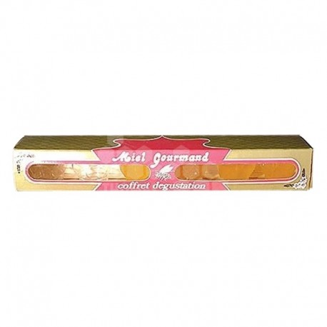 COFFRET MIEL GOURMAND POUR 6 POTS MIELLINETTE 50 G