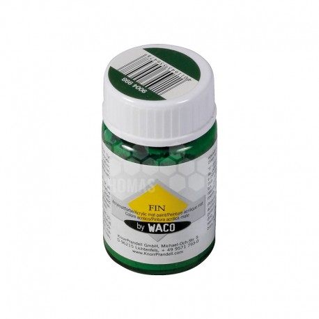 Peinture acrylique pour bougie couleur verte foncée mate (pot 50 ml)