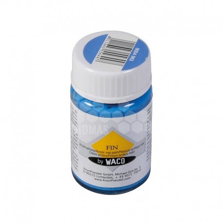 Peinture acrylique pour bougie couleur bleue claire mate (pot 50 ml)
