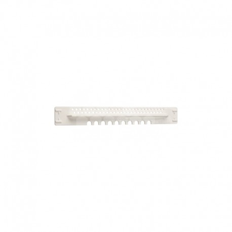Porte d'entrée blanche PVC ruchette Dadant 6 cadres - Passage 8,5 mm