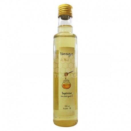 Vinaigre de miel supérieur avec miel ajouté (bouteille 250 ml)