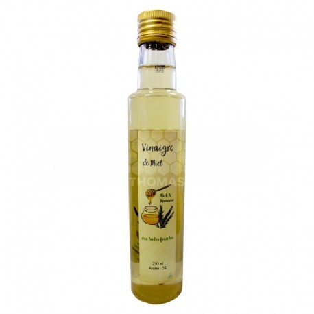Vinaigre de miel et romarin (bouteille 250 ml)