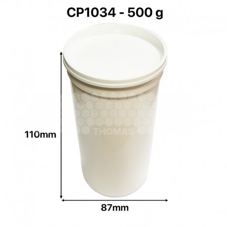 Pot miel en plastique opaque 500 g PEP Nicot