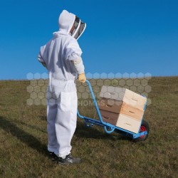 Brouette de transport pour ruches et hausses (roue large)
