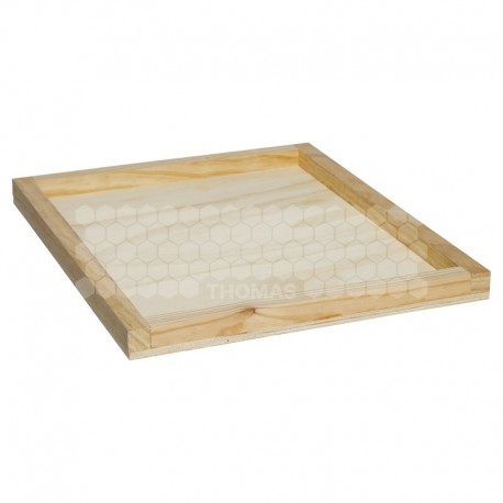 PLATEAU COUVRE CADRES BOIS DADANT 10C TRADITION 430*500 (SANS TROU)