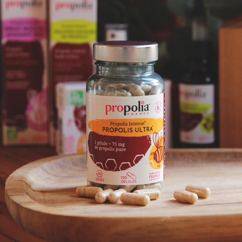 Gélules de Propolis Brune - Propolis Ultra Propolia®(pot 120 gélules)
