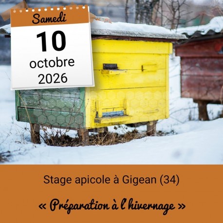 Stage apicole - Préparation à l'hivernage - Gigean (34)