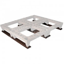 Jeu de 3 semmelles PVC pour 2 palettes 96 cm Nicotplast (Réf. 8812)