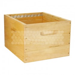 Corps de ruche Dadant 10 cadres Pribois bois paraffiné 50 x 43 31,5 cm