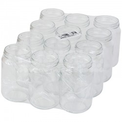 Pots verre Normal 500 g 370 ml TO 63 - pack 12 pots seuls