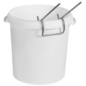 Support égouttoir en inox éco pour seau à miel