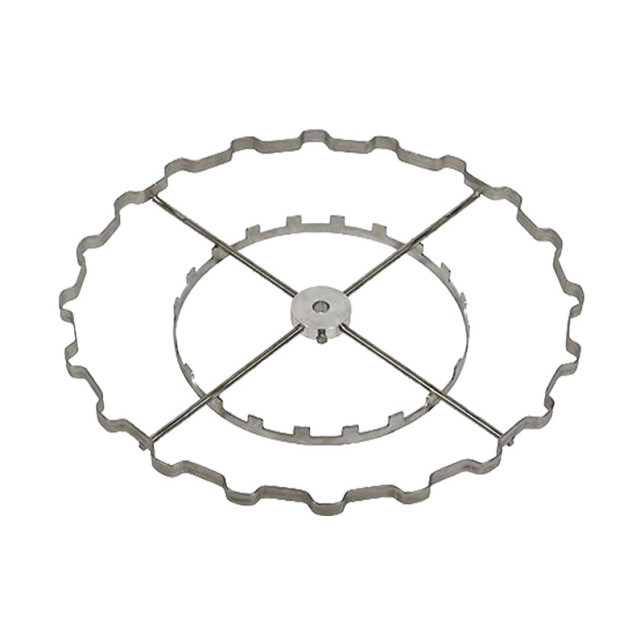 Cage radiaire 20 cadres de hausse - cuve Ø 65 cm pour axe Ø 2 cm