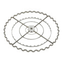 Cage radiaire 36 cadres de hausse - cuve Ø 90 cm pour axe Ø 3 cm