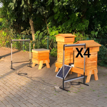 Kit 4 harpes électriques photovoltaïques 20 W montées