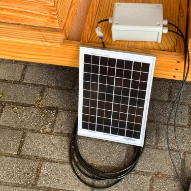 Kit solaire 20 W pour harpe électrique photovoltaïque anti-frelons