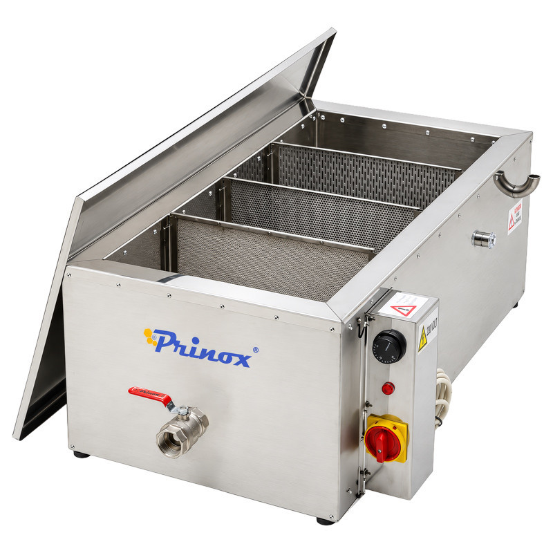 Bac décanteur chauffant double paroi 120 kg Prinox