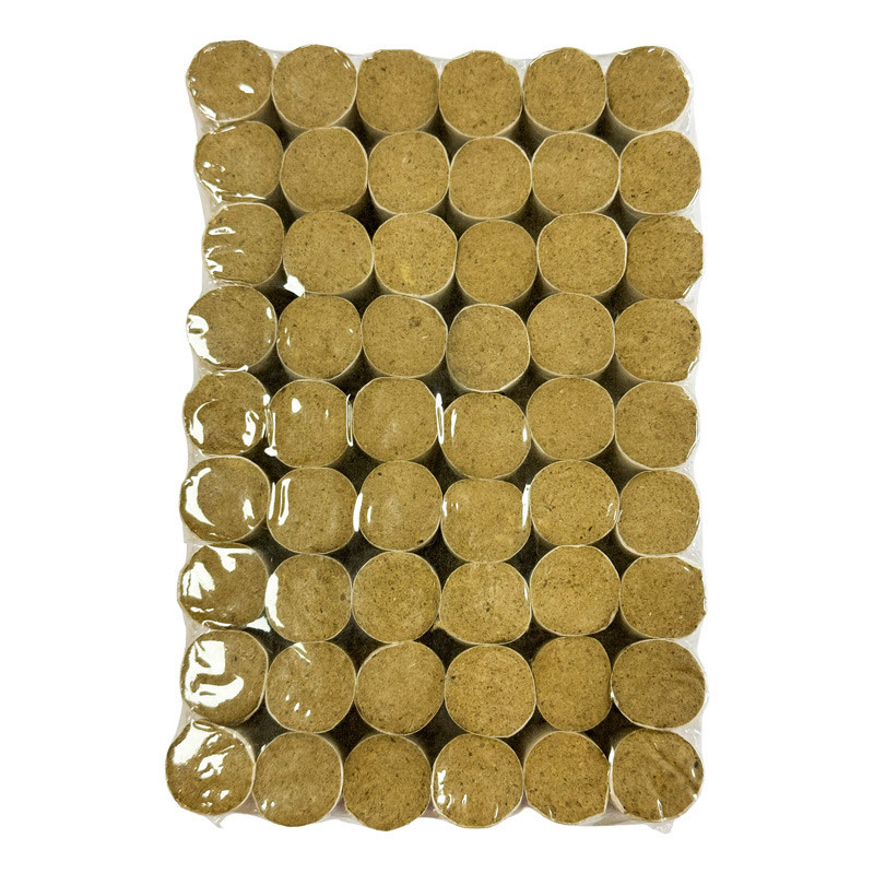 Allume feu express pour enfumoir (plaque de 54 cartouches)