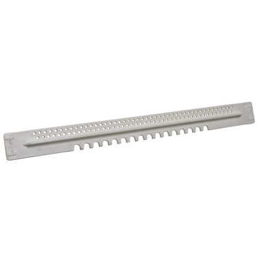 Porte d'entrée blanche PVC Nicot ruche Dadant 10 cadre Passage 8,5 mm