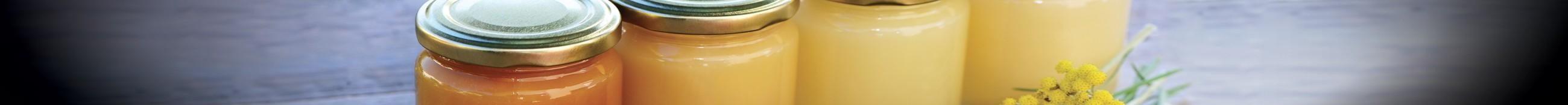 Pots écologiques et végétaux utilisés pour le conditionnement du miel